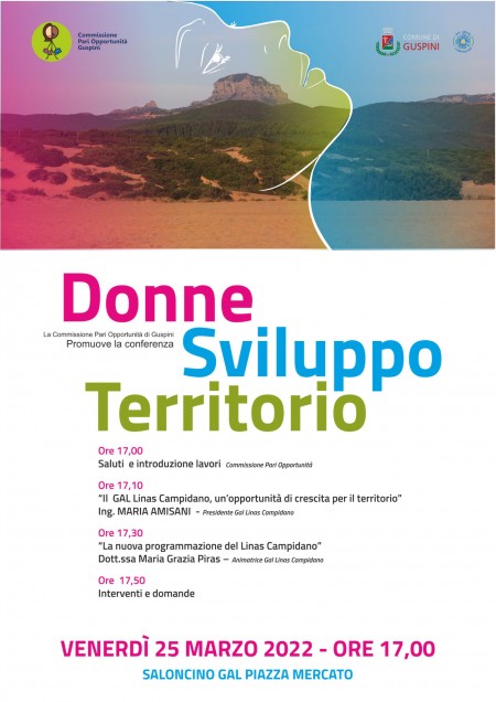 Conferenza "Donne, Sviluppo, Territorio" - 25 Marzo 2022, Ore 17:00