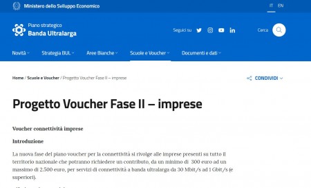 Progetto Voucher - Fase II - Imprese